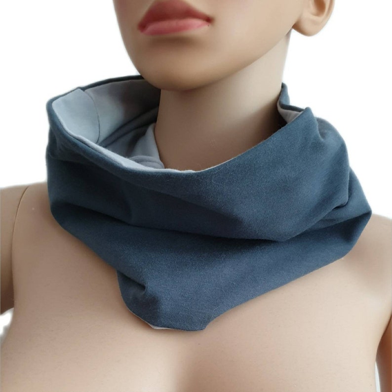 Charcoal & Slate Reversible Core Warmer – Double-Sided Summer Haramaki Wrap