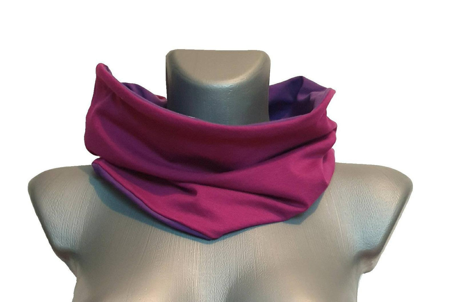 Violet & Purple Reversible Core Warmer – Double-Sided Summer Haramaki Wrap