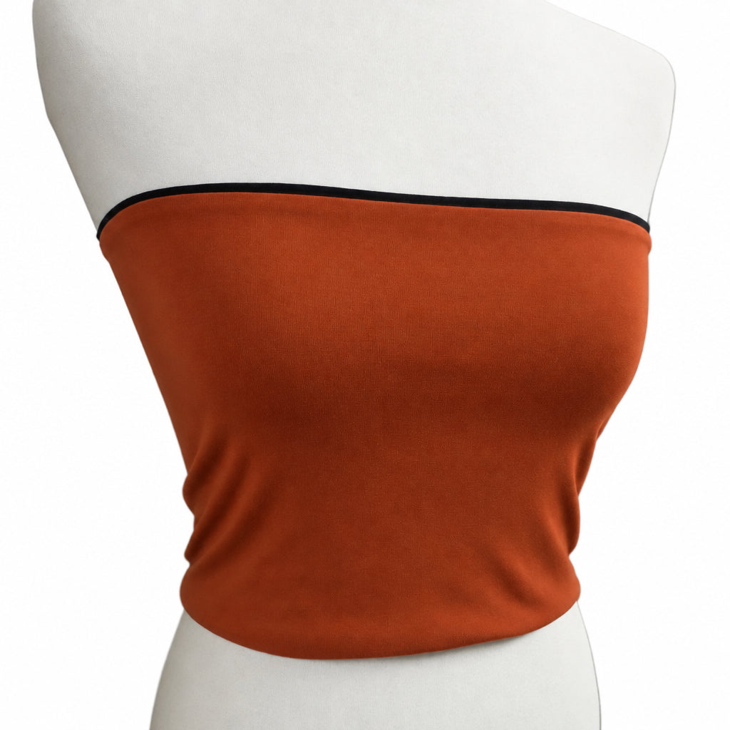 Double-Sided Core Warmer Haramaki – The Halloween Edition: Muted Rust Orange & Classic Black