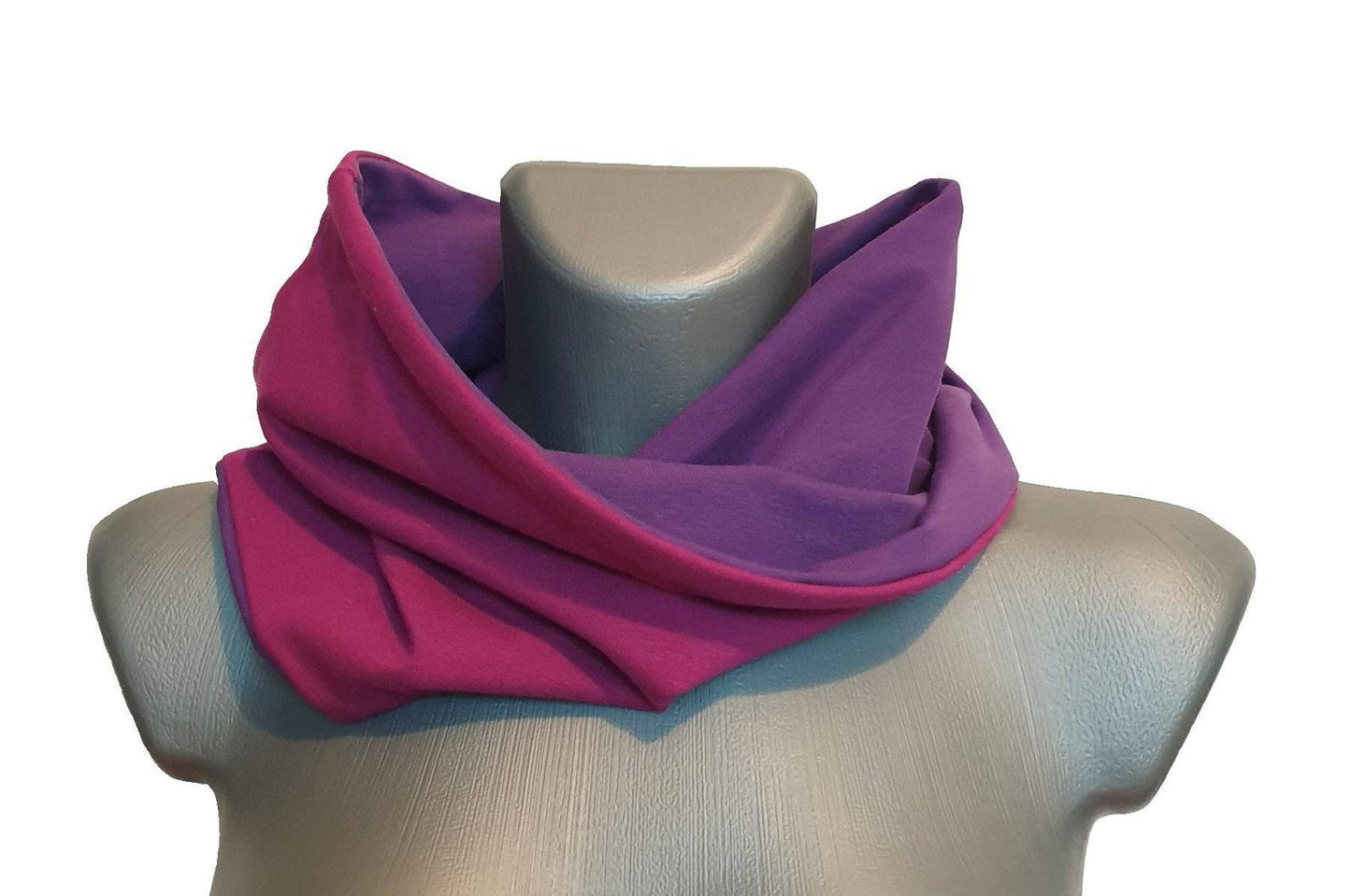 Violet & Purple Reversible Core Warmer – Double-Sided Summer Haramaki Wrap