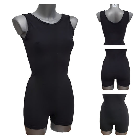 Short Unisex Cotton Unitard – Elastic-Free Studio Movement Suit