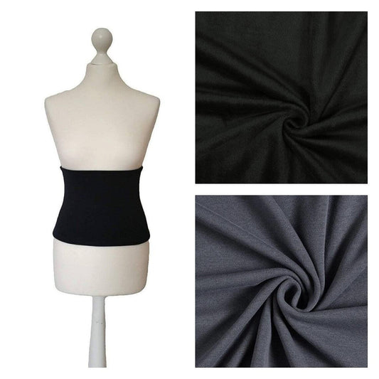 Fly and Fit Alpine fleece core warmer in black on a mannequin with close-up fabric textures in black and gray