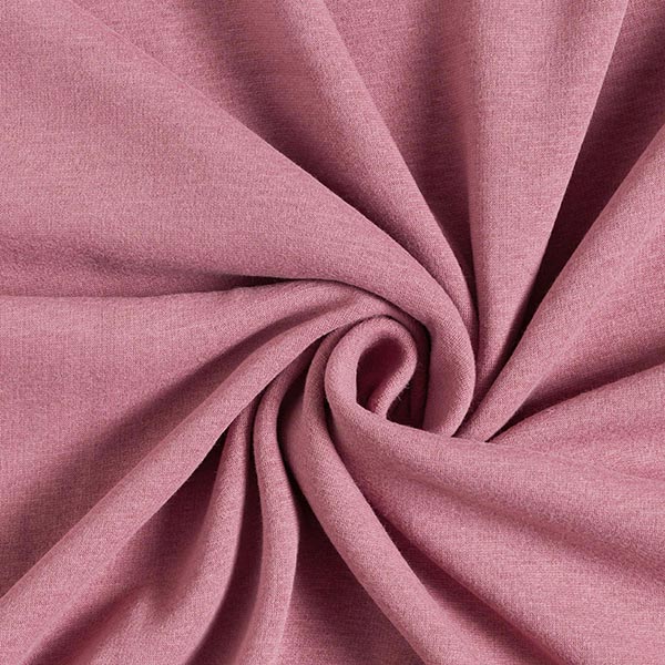 Fly and Fit powder pink Alpine fleece core warmer fabric showing the soft, thermal texture in a close-up swirl.