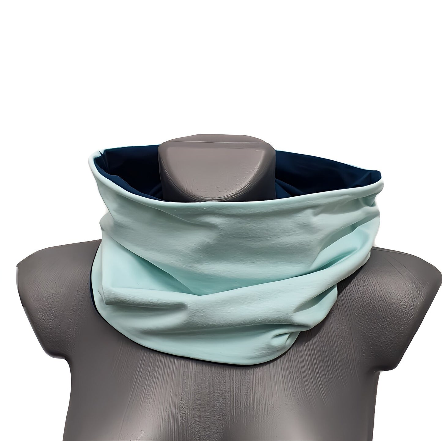 Double-Sided Core Warmer Haramaki - Mint & Deep Petrol Blue